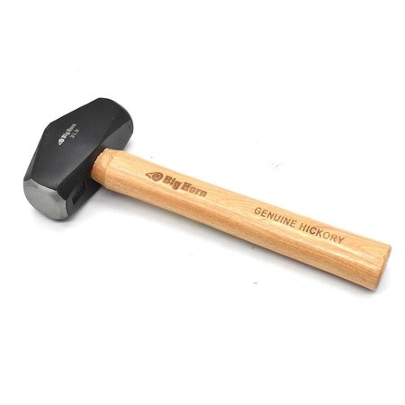 BIG HORN Drilling Hammer, Hickory Handle, 3 lbs 15125